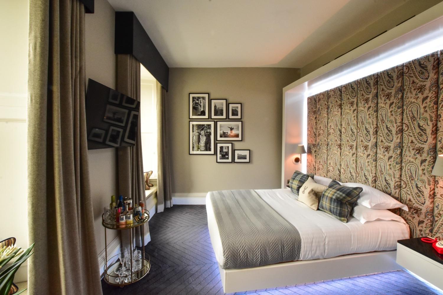 Standard Room in Edinburgh luxury boutique hotel near castle
