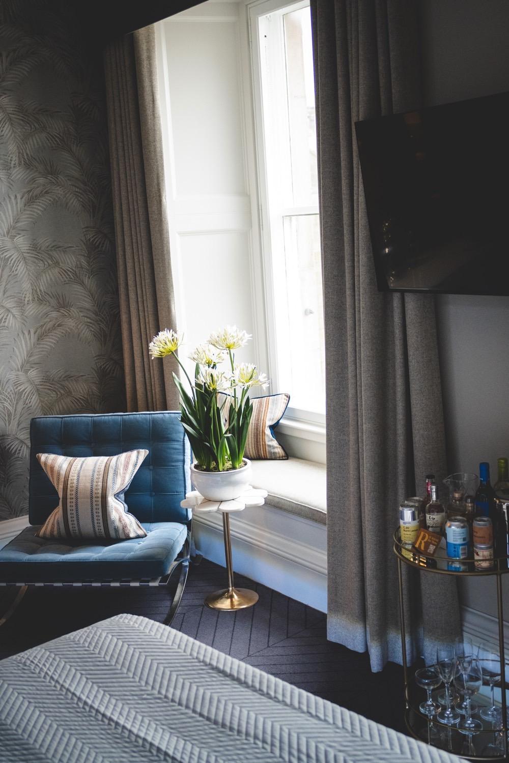 Standard Room in Edinburgh luxury boutique hotel near castle